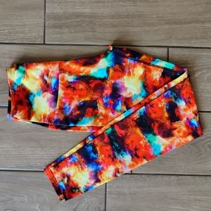 ❤️💛💙SoldVibrant Leggings + wear them in the water🏊